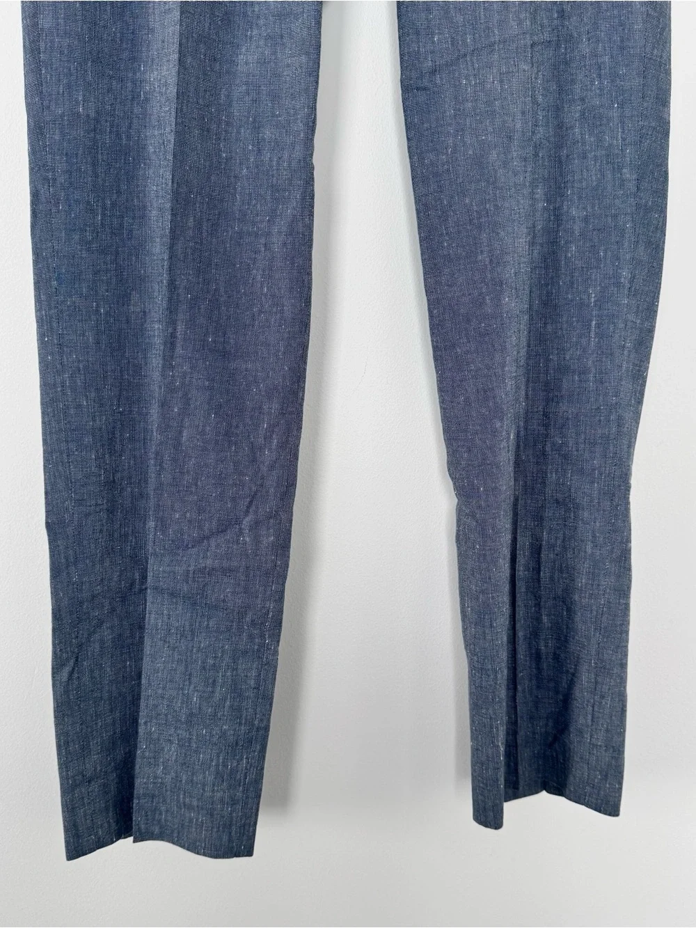 Banana Republic Linen Blend Pants Mens 32x32 Blue Slim Fit Wedding Resort Beach